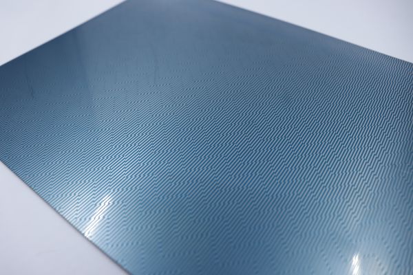 Metal sheet - fiber texture