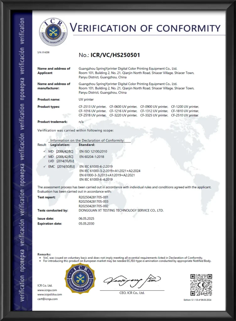 ce-test-report-uv-flatbed-printer