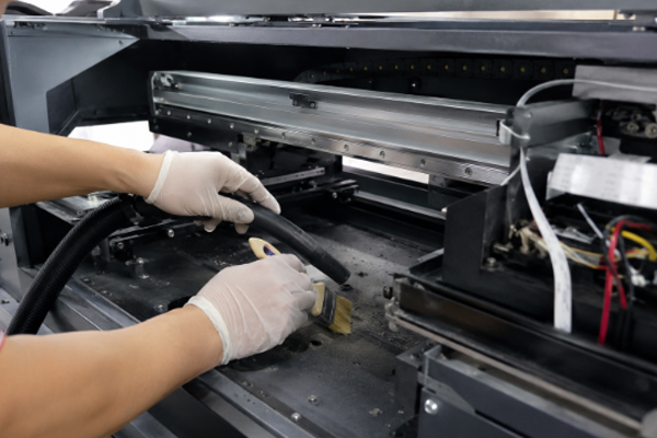 How to Clean Dust Inside a UV Printer