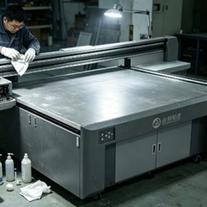 How to Clean Material Residue from a UV Printer