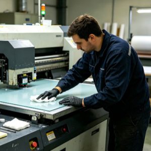 How to Deal with Dust Adsorbed on the Platform of a UV Printer