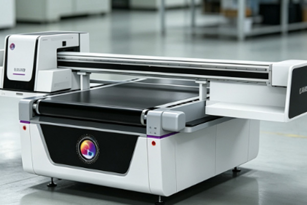 Which parts should be cleaned after a UV printer is shut down