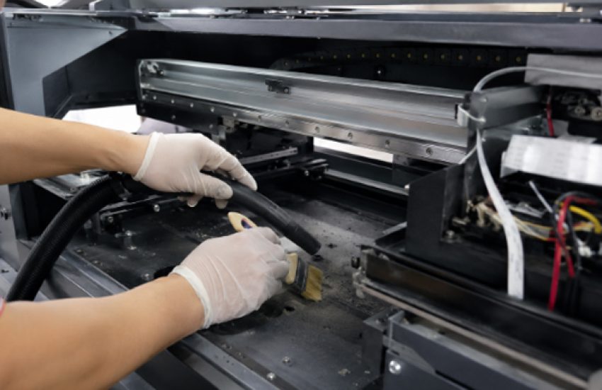 How to Clean Dust Inside a UV Printer