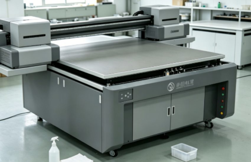 What Is the Cleaning Method for the White Ink Channel of a UV Printer?